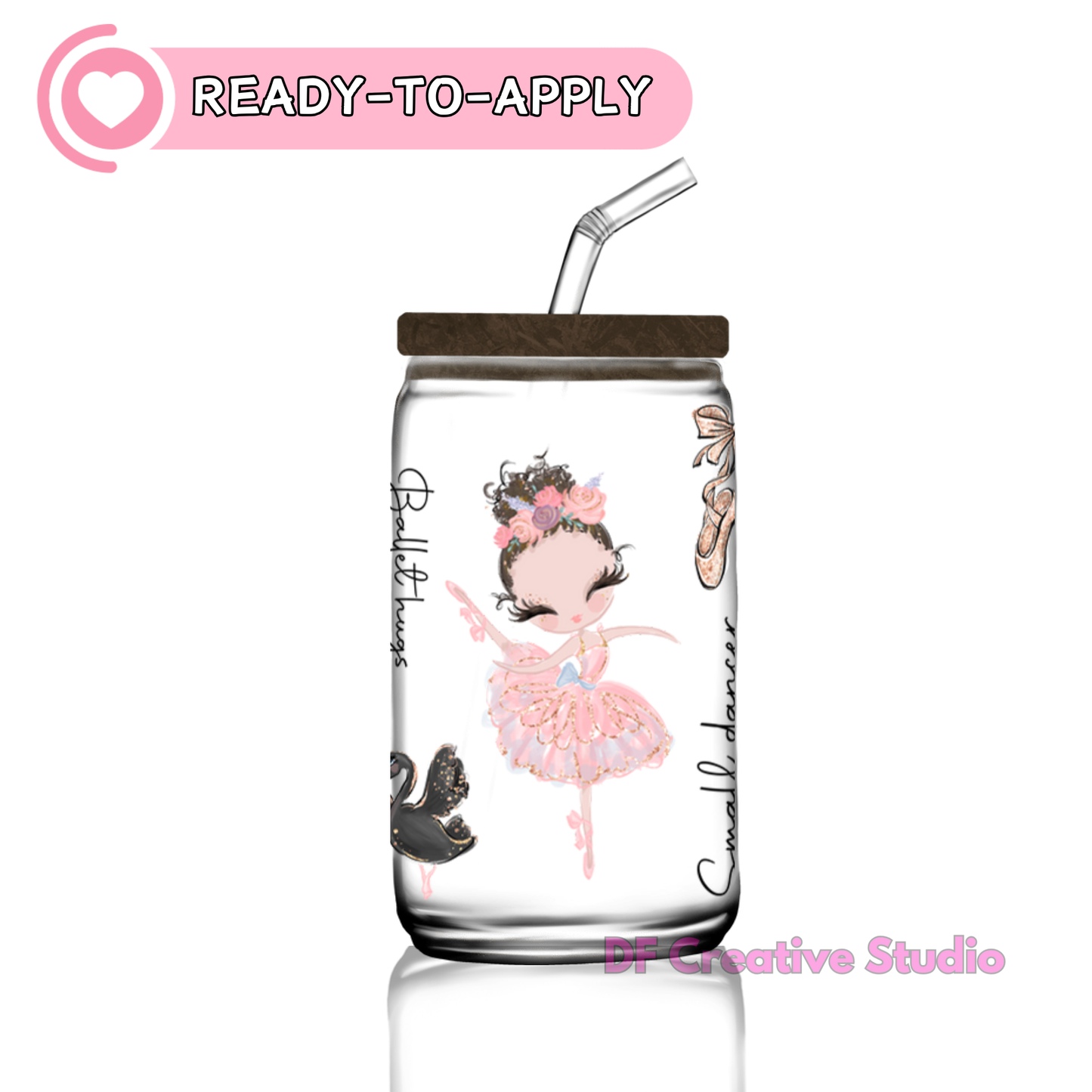 Ballerina | 16oz Cup UV DTF Decal