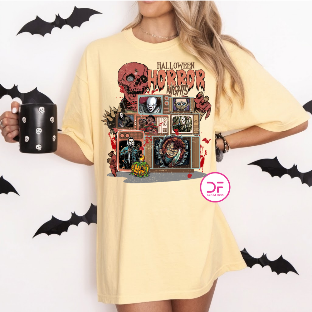 HALLOWEEN HORROR NIGHTS FULL COLOR TRANSFER