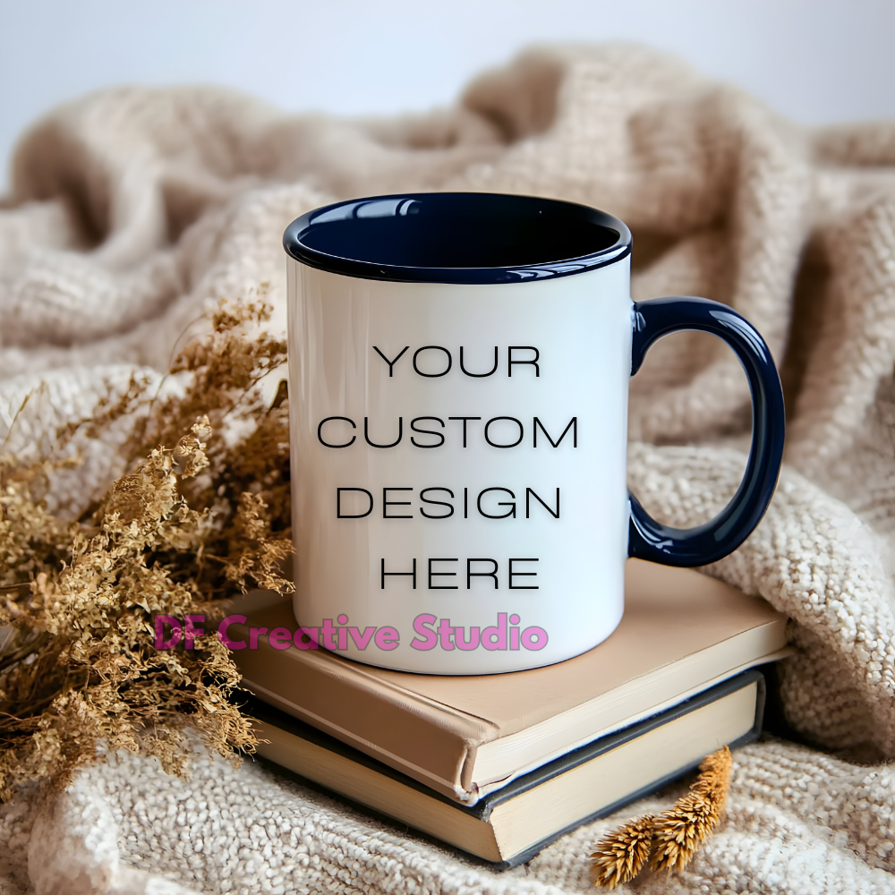 CUSTOM MUGS 11oz - 15 oz. SUBLIMATED, ANY DESIGN YOU DREAM OF!