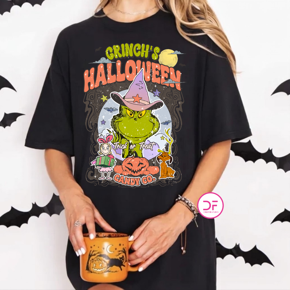GRINCH HALLOWEEN DTF TRANSFER