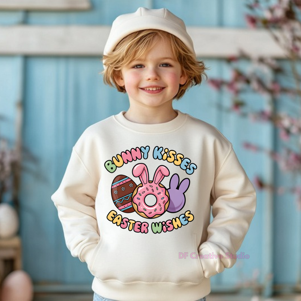 TODDLER / YOUTH BUNNY KISSES FULL COLOUR TRANSFER