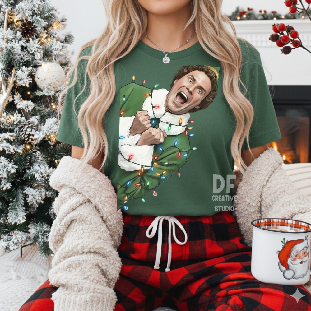 Elf Lights Full Color Transfer