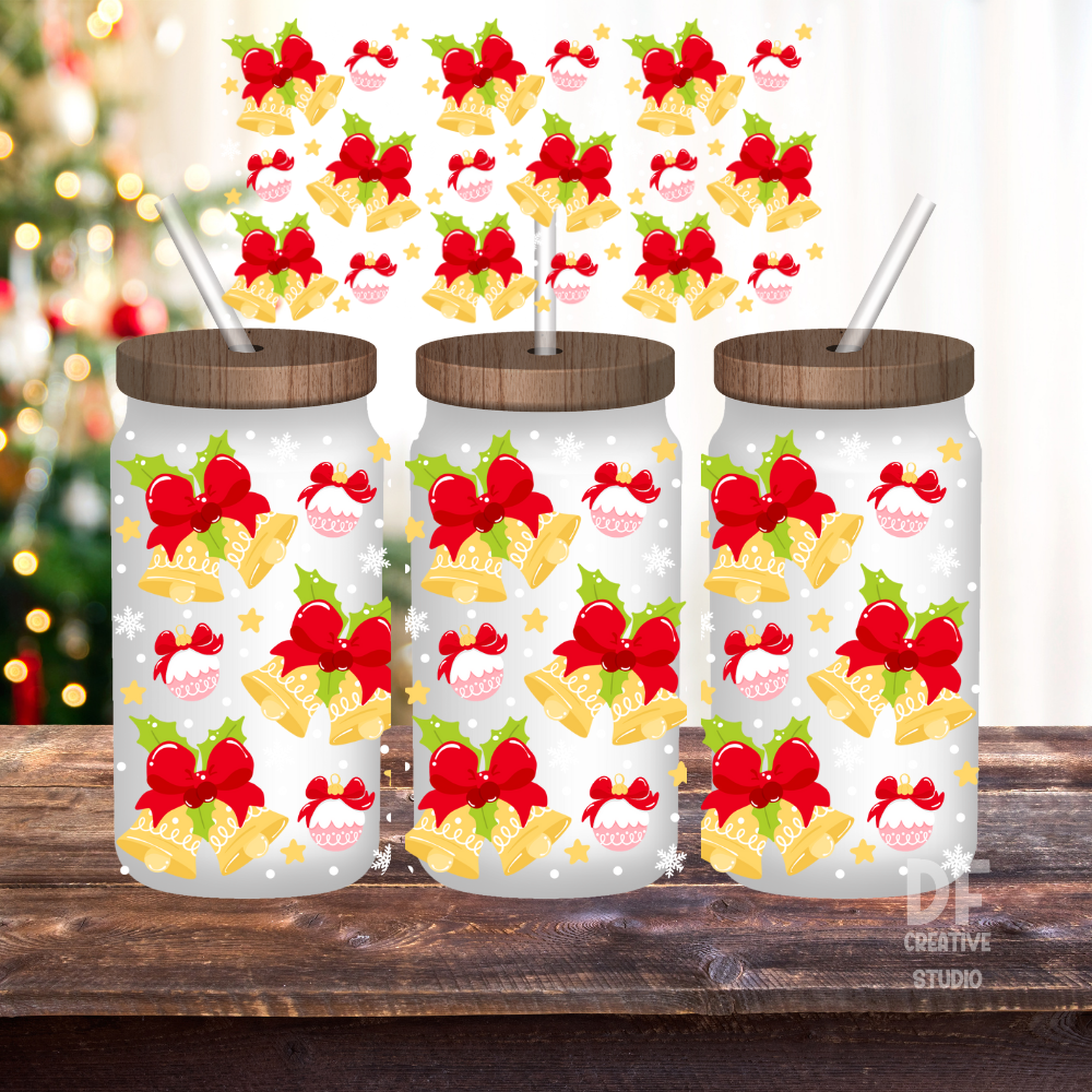 Jingle Bells Wrap UV DTF Sticker