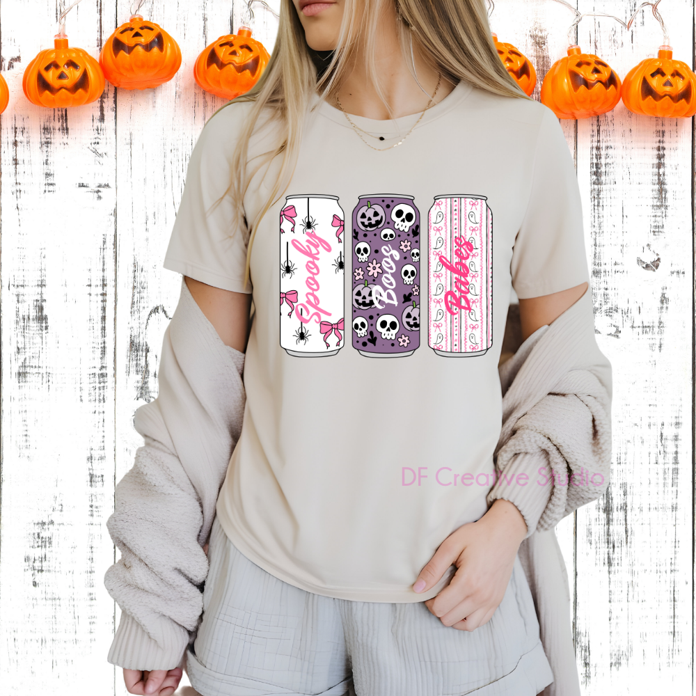 SPOOKY ENERGY DRINK FULL COLOUR TRANSFER