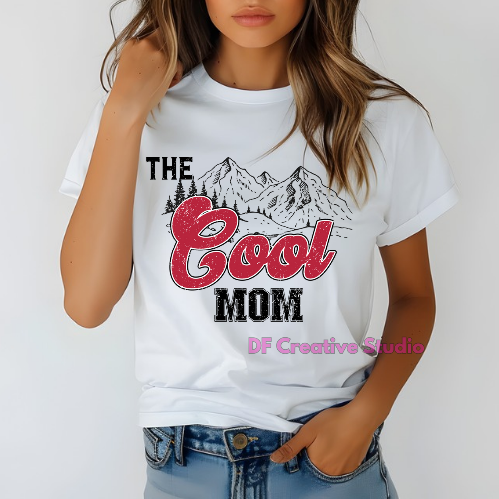 THE COOL MOM FULL COLOUR TRANSFER