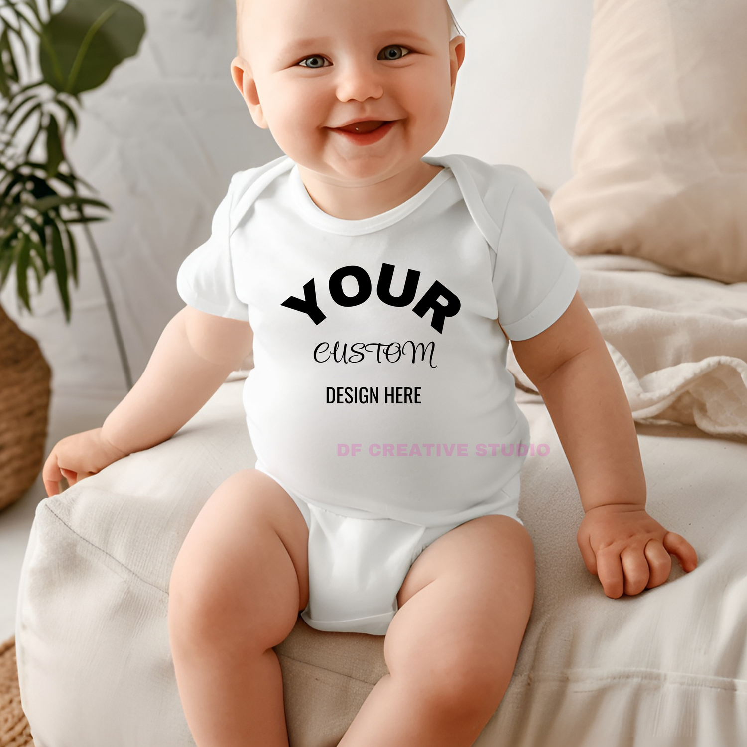 CUSTOM BABY ONESIS