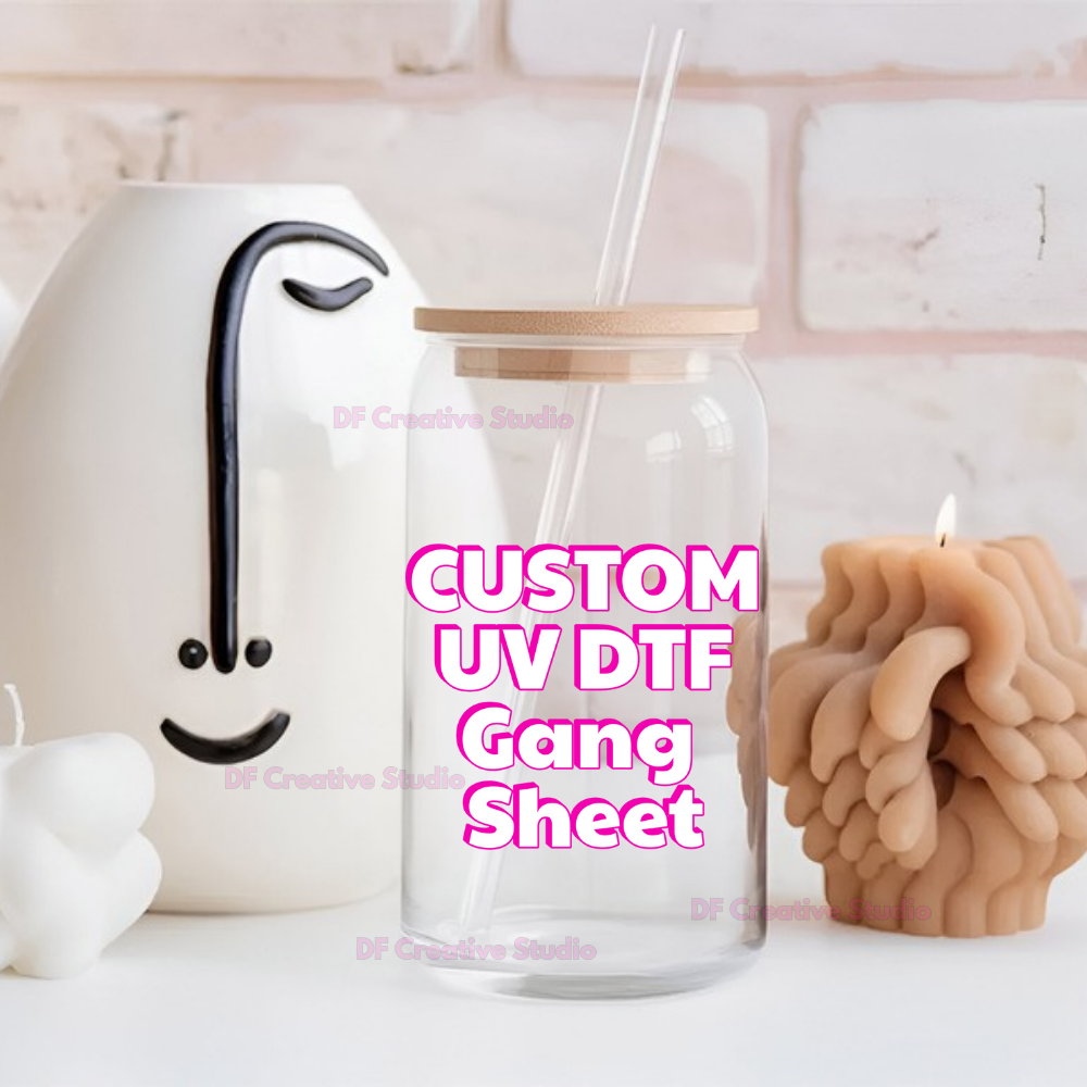 CUSTOM UV DTF STICKERS - Gang Sheet