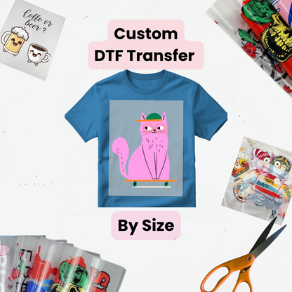 DTF TRANSFER BY SIZE