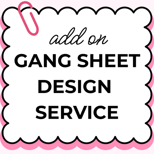 GANG SHEET DESIGN SERVICE