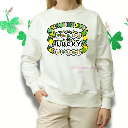 ST. PATRICK'S DAY FRIENDSHIP BRACELET FULL COLOUR TRANSFER