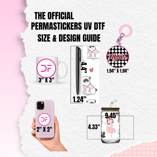 CUSTOM UV DTF Stickers - Gang Sheet