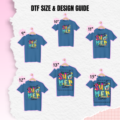 DTF TRANSFER BY SIZE