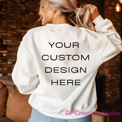 CUSTOM CREWNECK SWEATER - BRIGHT COLORS