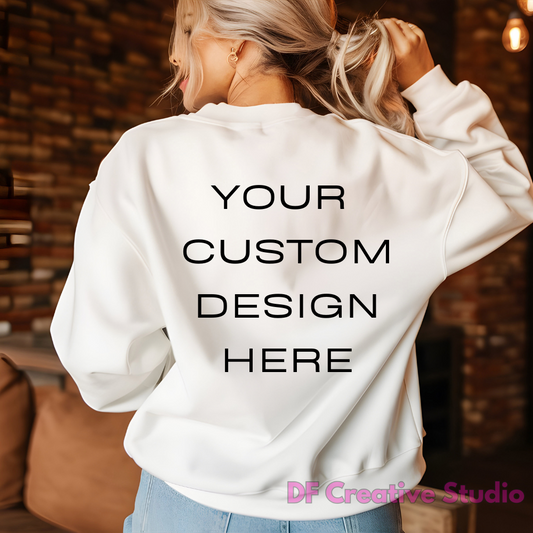 CUSTOM CREWNECK SWEATER - BRIGHT COLORS