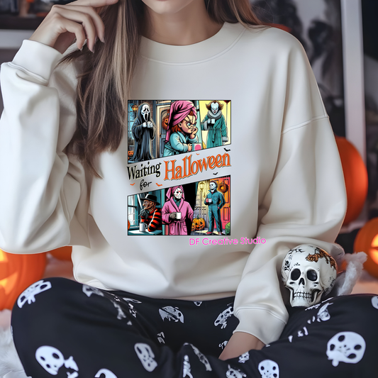 WAITING FOR HALLOWEEN LIKE FULL COLOR TRANSFER