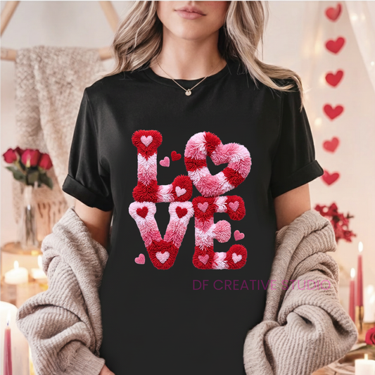 FAUX LATCH HOOK LOVE