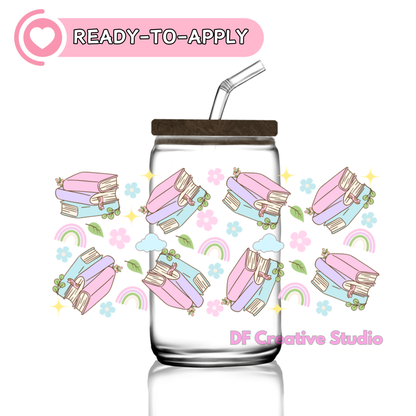 Bookish Wonder |  16oz CUP UV DTF Decal