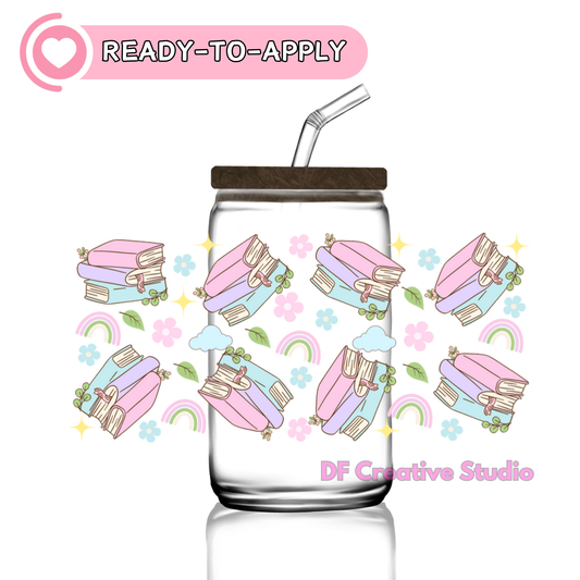 Bookish Wonder |  16oz CUP UV DTF Decal