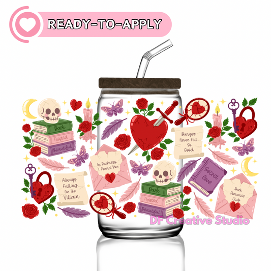 Dark Romance |16oz Cup UV DTF Decal