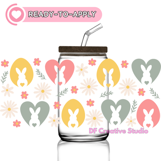 Easter Bunny | 160z Cup UV DTF Decal
