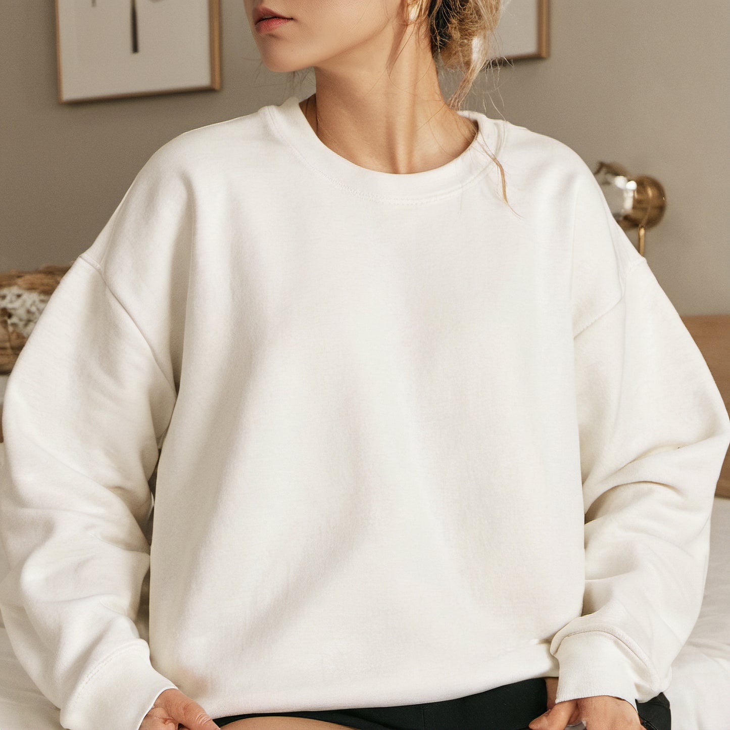 CUSTOM CREWNECK SWEATER -NEUTRAL COLORS