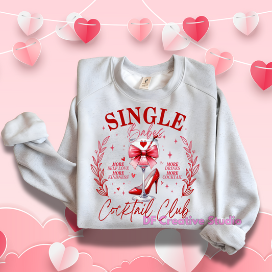 SINGLE COCKTAIL CLUB FULL COLOR TRANSFER