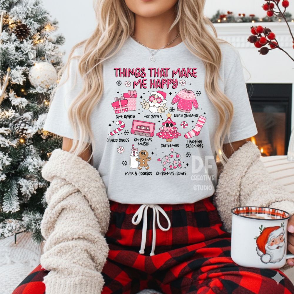 Things That Makes Me Happy Full Colour Transfer