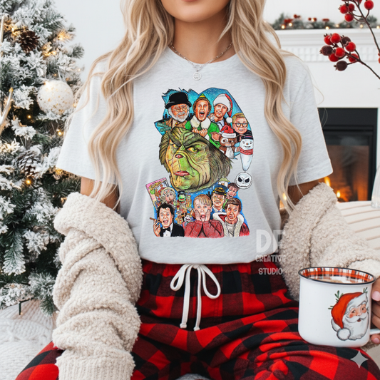 Retro Christmas Full Colour Transfer