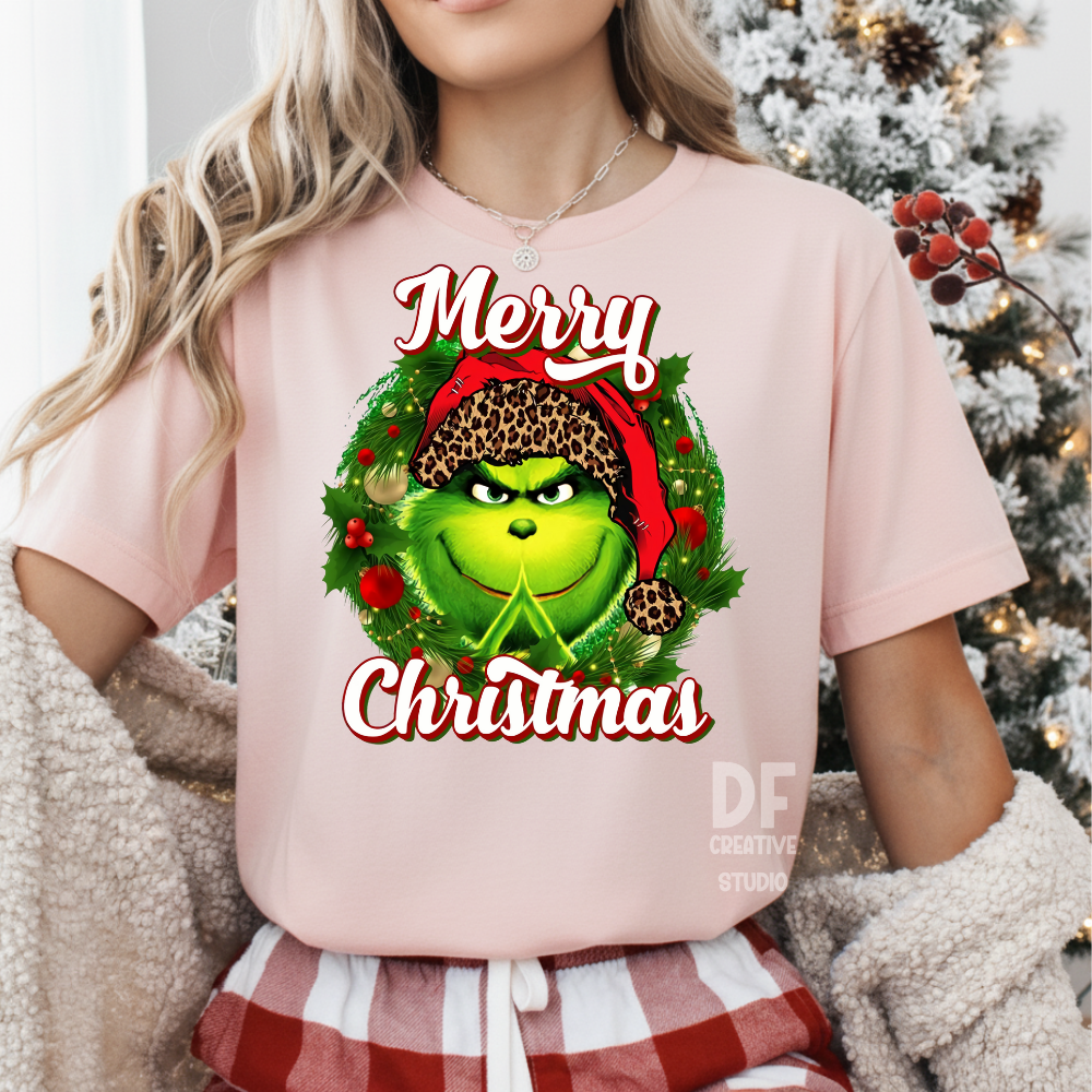 Merry Christmas Full Colour Transfer