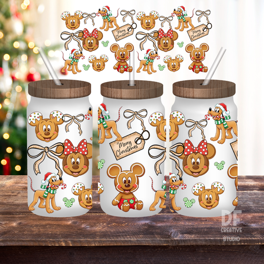 Magical Gingerbread Wrap UV DTF Sticker