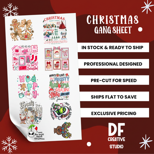Christmas Pre-designed Gang Sheet