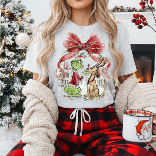 Retro Grinchmas Full Colour Transfer