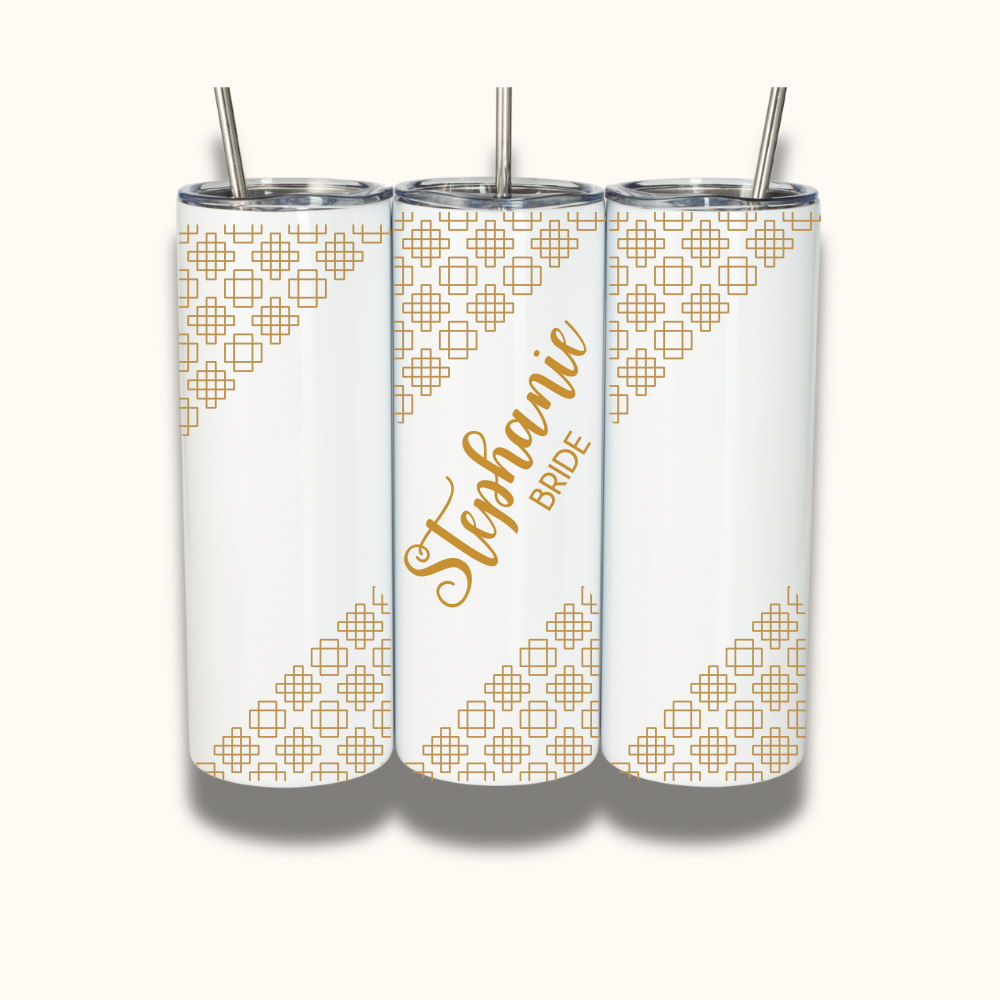 Custom Tumbler – Personalized Skinny Stainless Steel Tumbler with Your Own Design