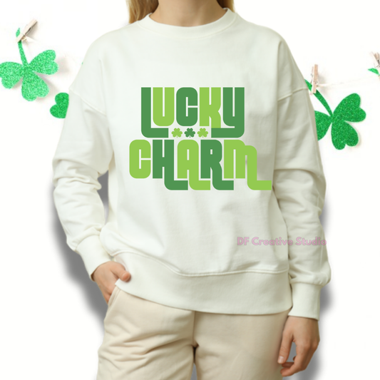 LUCKY CHARM ST.PATRICK'S DAY FULL COLOUR TRANSFER
