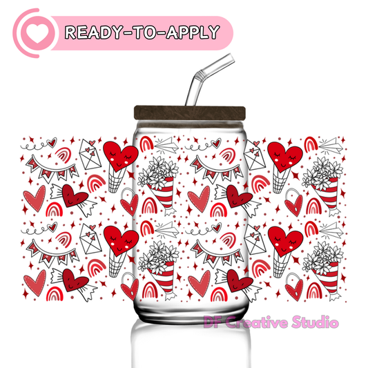 Love Mail | 16oz Cup UV DTF Decal