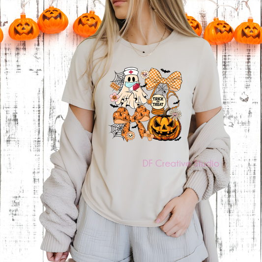 SPOOKY NURSE FULL COLOUR TRANSFER