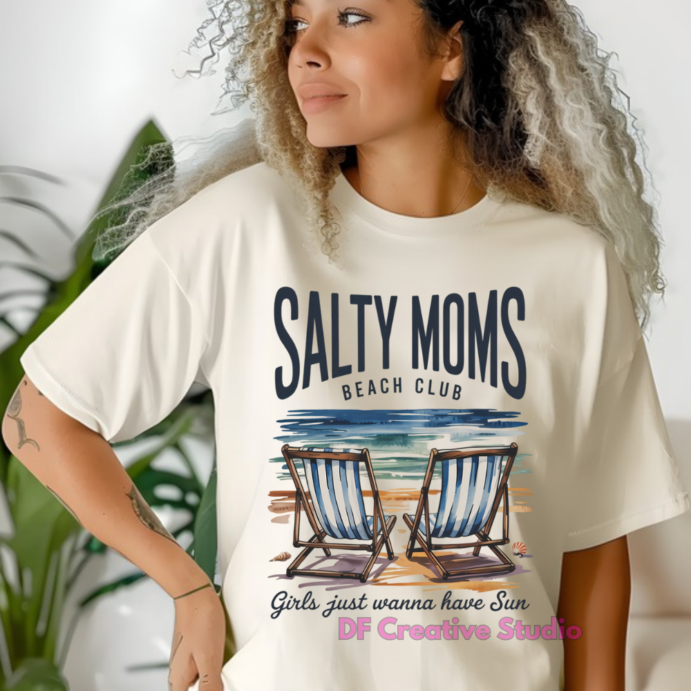 SALTY MOMS FULL COLOUR TRANSFER