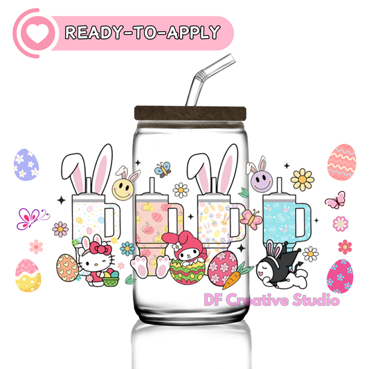 Stanley Easter Cup | 16 0z Cup UV DTF Decal