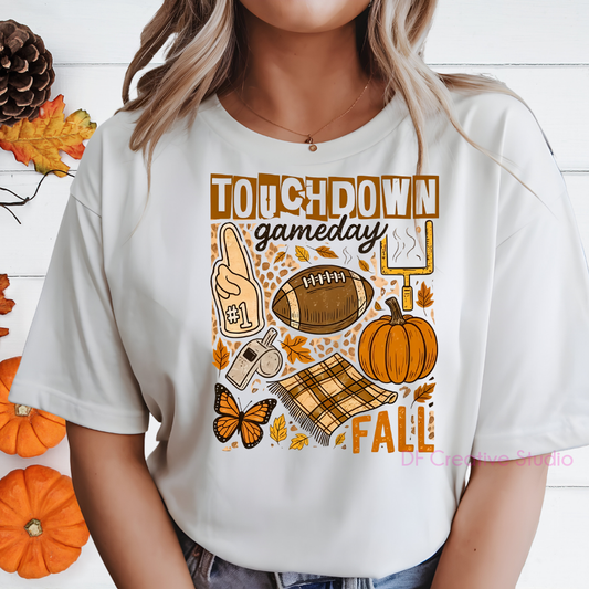 TOUCHDOWN GAME DAY FULL COLOR TRANSFER